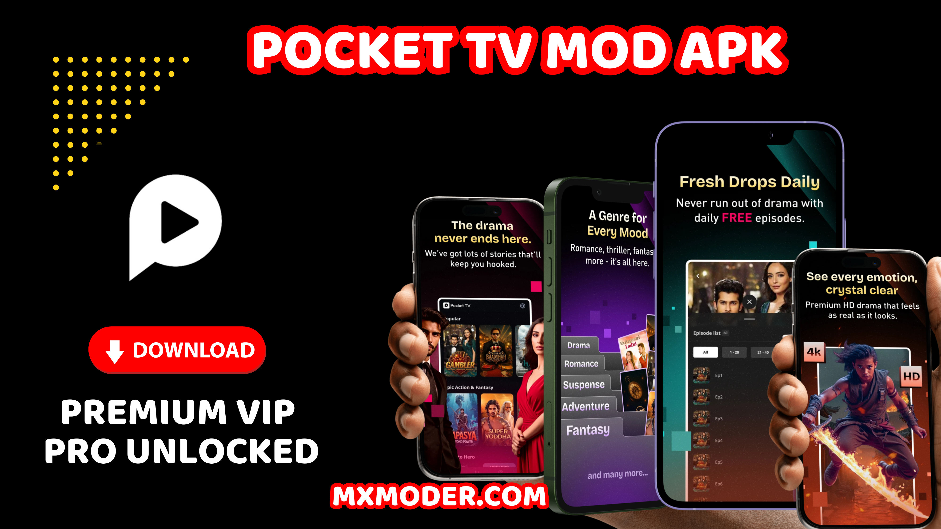 pocket tv mod apk