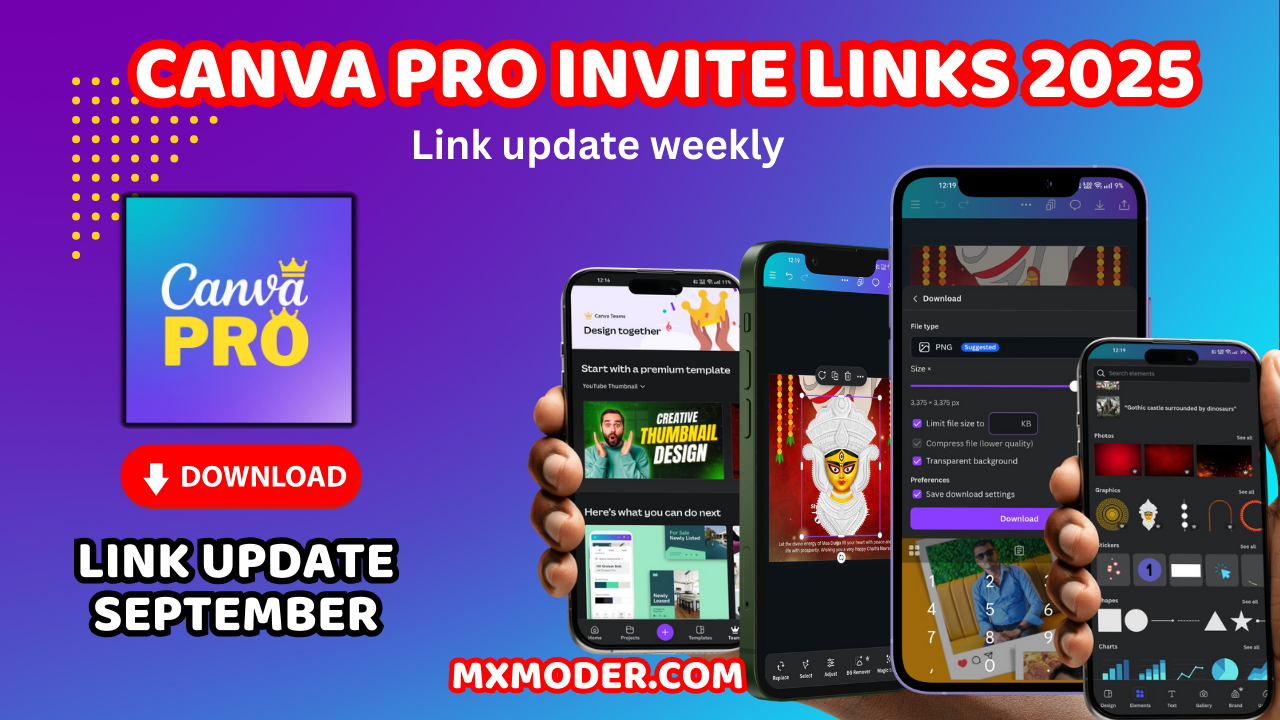 canva pro invite links 